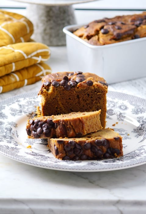 PUMPKIN, BREAD: CHOCOLATE OR CAROB  GF, SF, DF