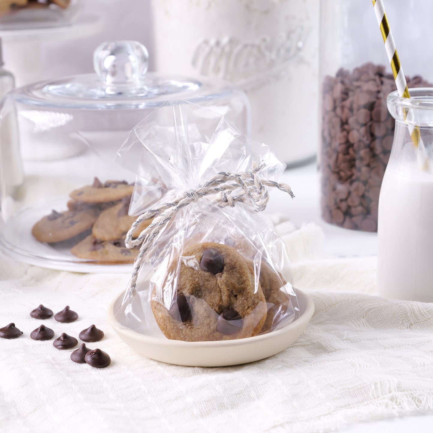 COOKIES CHOCOLATE CHIP & WALNUT GF, SF 10 count