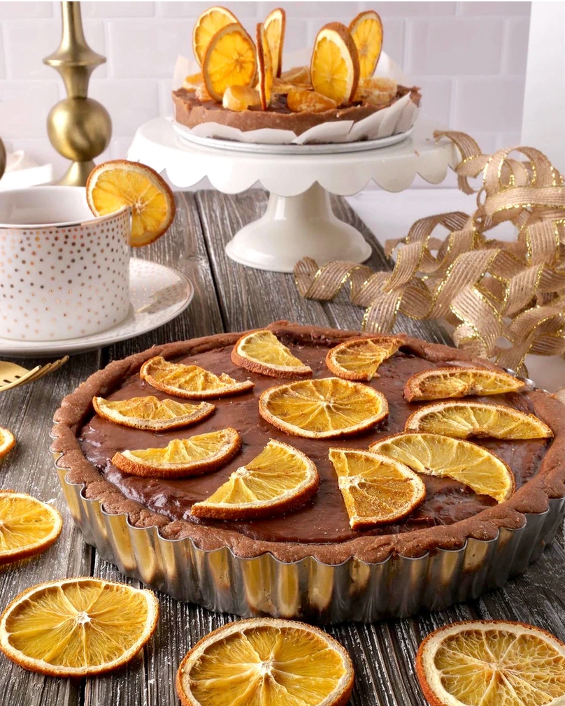 TART: CHOCOLATE OR CAROB ORANGE